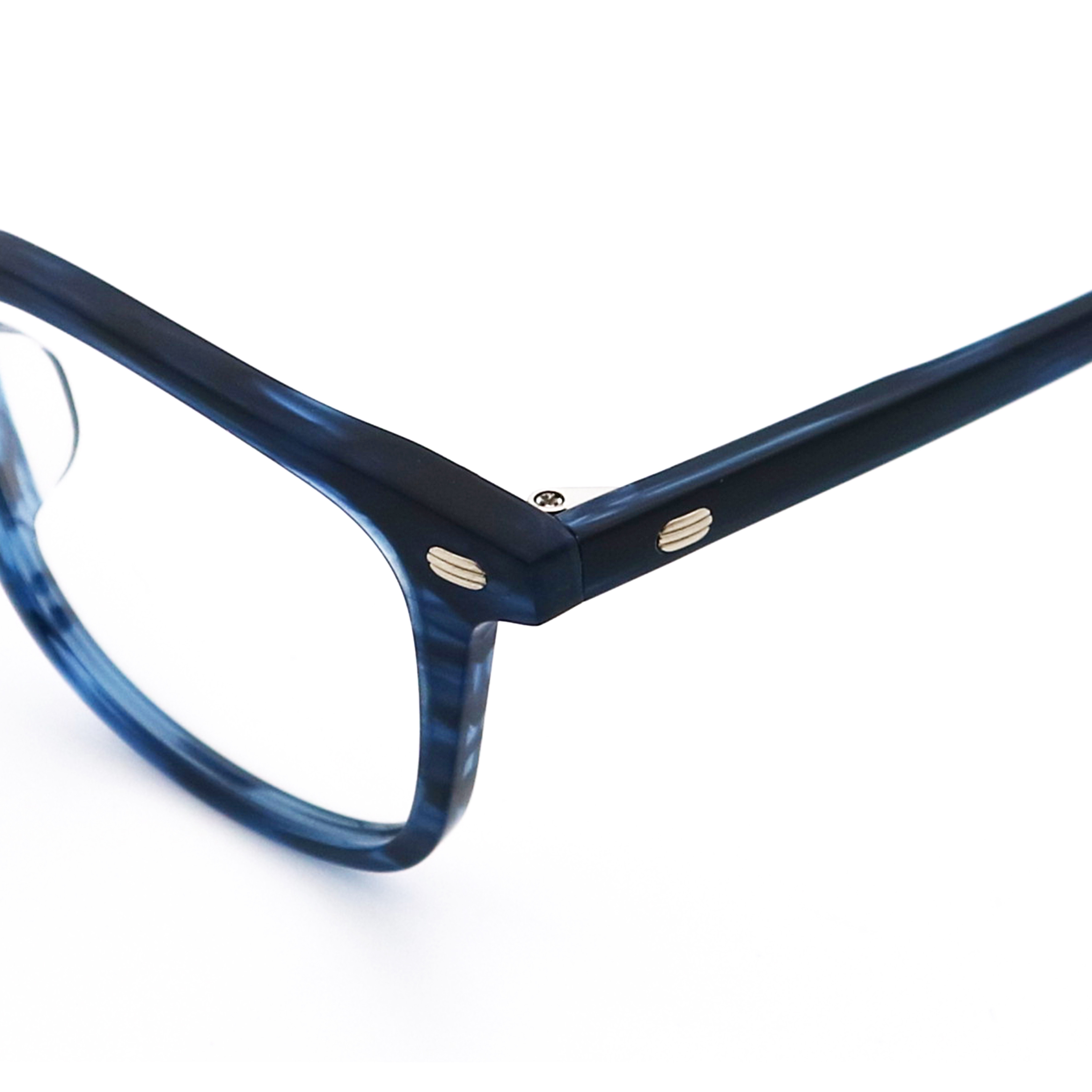 Adjustable Temple Handmade Acetate Optical Glasses Frames MR 98018