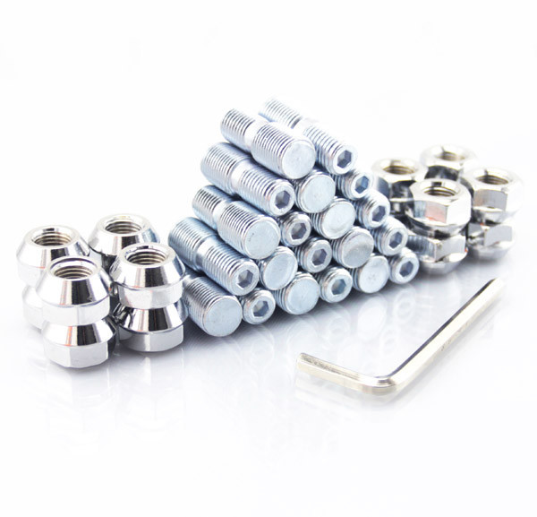 5x112/66.6 To 5x114.3/60.0 Billet Hubcentric Forged Aluminum Wheel Spacers For Mercedes & Audi Bolt-On To Nut-On