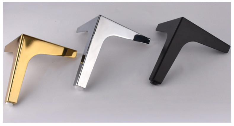 Customized Furniture Three Foot Black Furniture Table Leg Support Foot