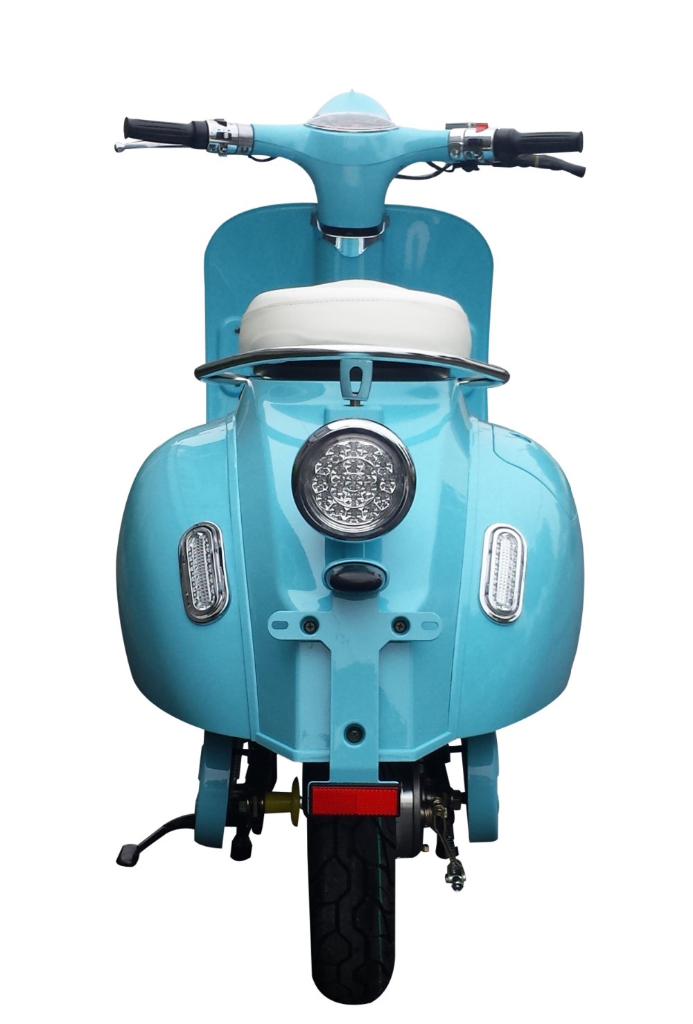 Steel Frame 2000W Adult Electric Motorcycle Scooter 45KM/h 60V Lithium Battery
