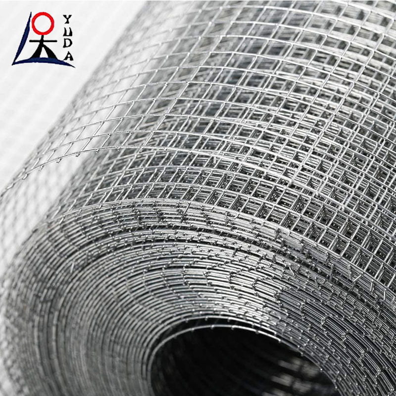 1/2x1 1x1 Hot Dip Galvanized Iron Welded Wire Mesh Square Hole Welded Mesh Rolls