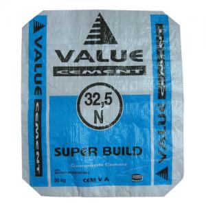 pp block bottom valve bag, valve bag for cement sand