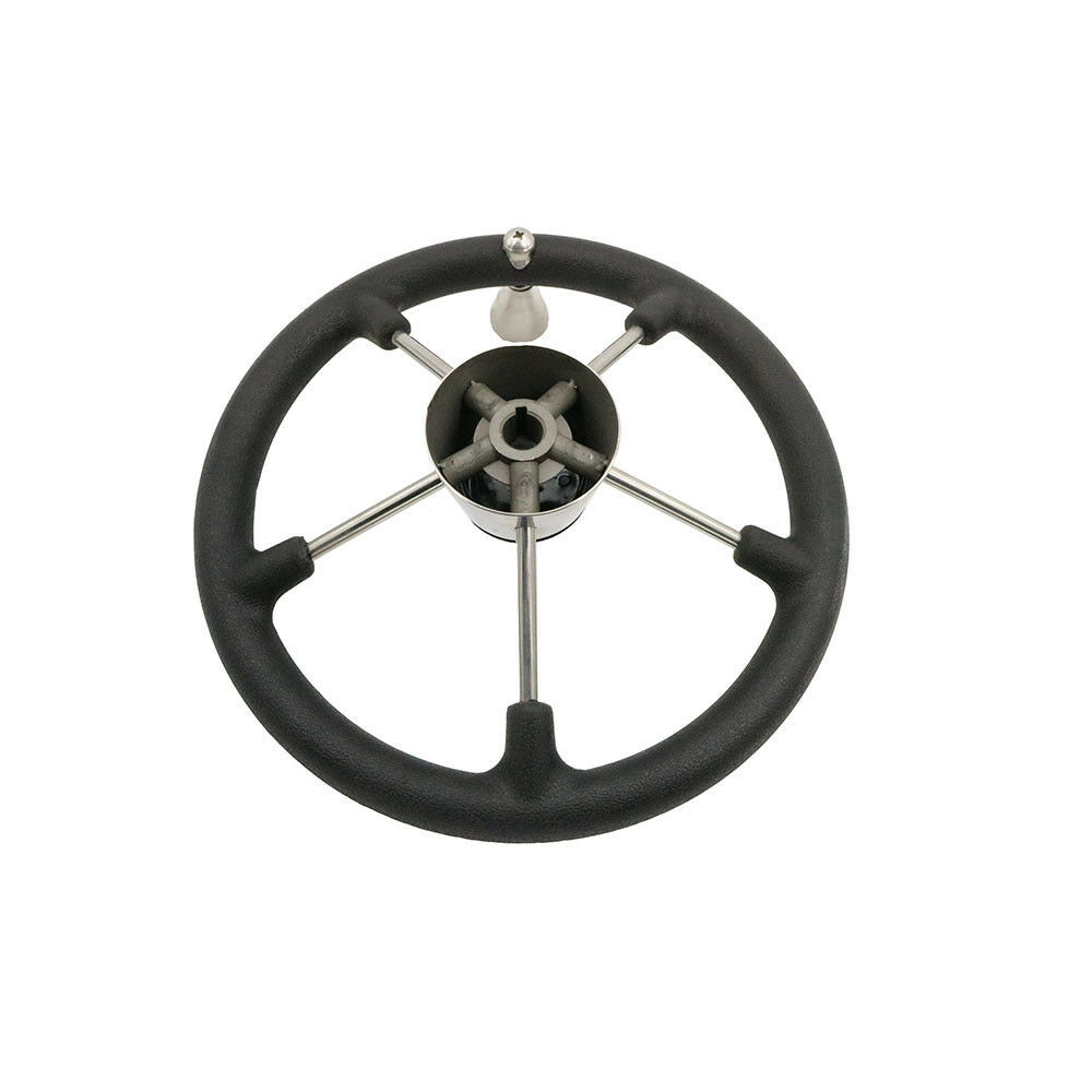 ISO9001 13.5inches Shaft Marine Aluminum Boat Steering Wheels Red