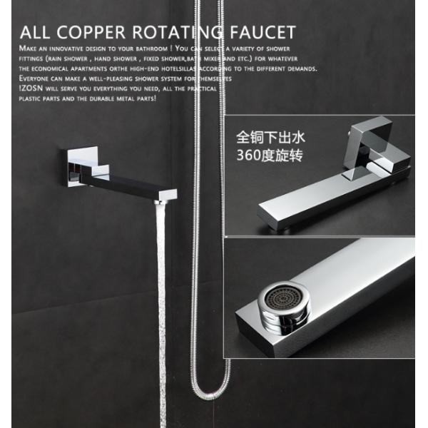 Brushed Gold Black Silver Embedded OEM Concealed Basin Mixer