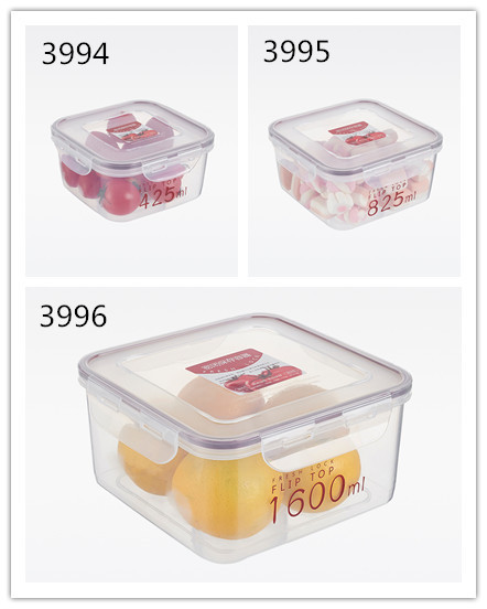 Food Preserving Plastic Crisper Box For Cereals Nuts Fruits