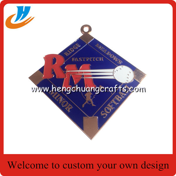 Soft enamel metal medals,high quality metal medals with custom your own logo