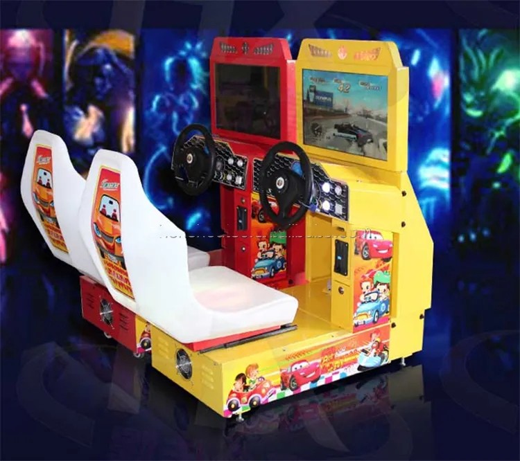 Plastic Racing Arcade Game Machine for Good Profit Picture Coin Operated Racing Car Game