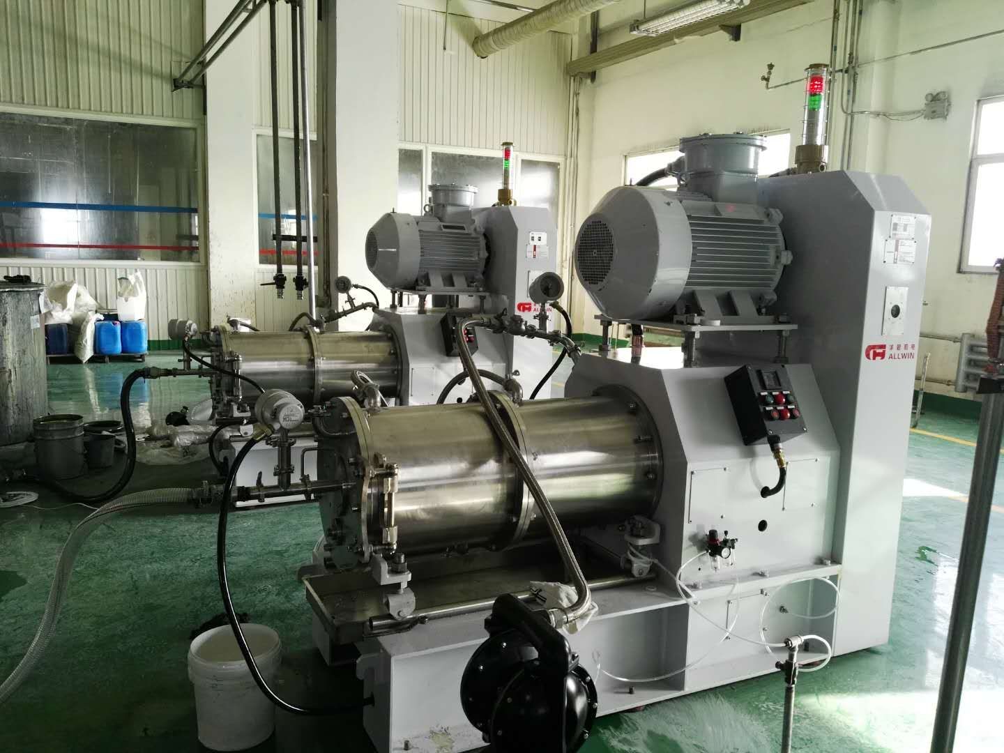 Durable Static Discharging 100L Sand Mill Machine 1000kg Wet Grinding Mill
