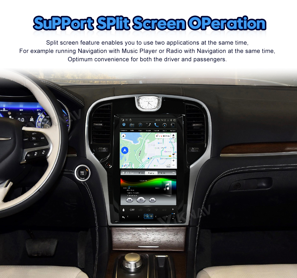 13.3inch Automotive Multimedia Players For Chrysler 300C 2012 2013 2014 -2019