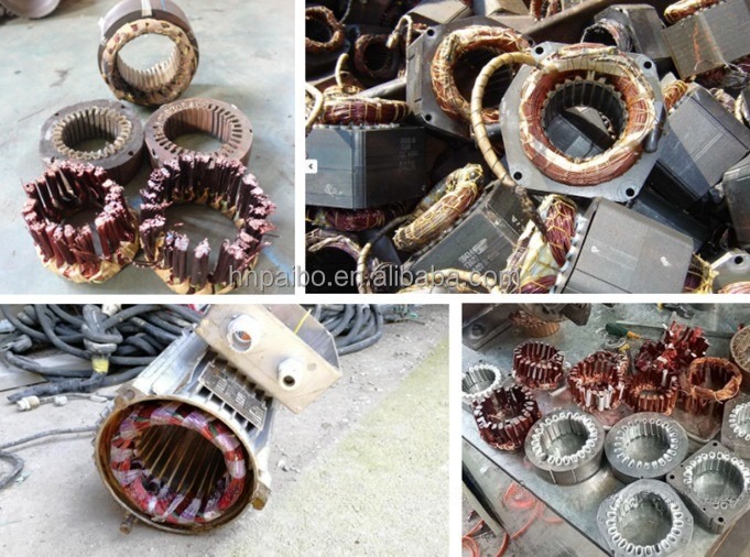 Electric Motor Wrecking Motor Winding Removal Machine Washing Machine Motor Recycling