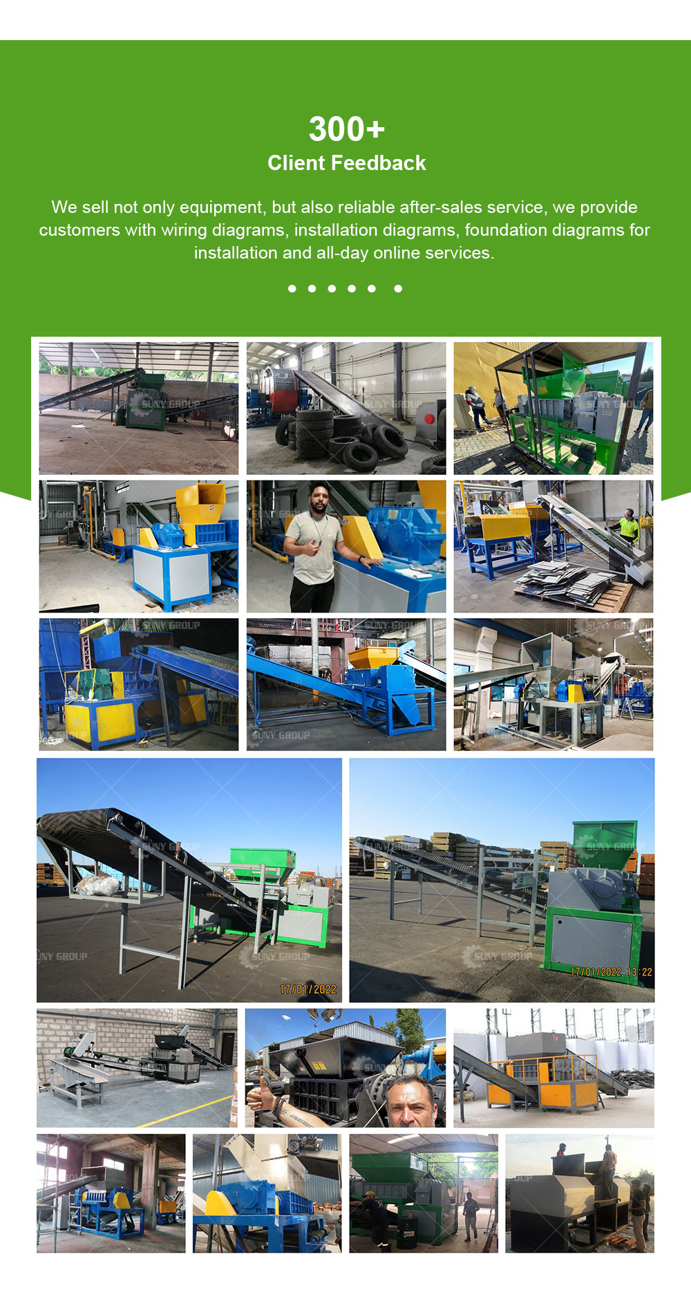15000W Scrap Metal Plastic Wood Glass Shredder Crusher Recycling Machine