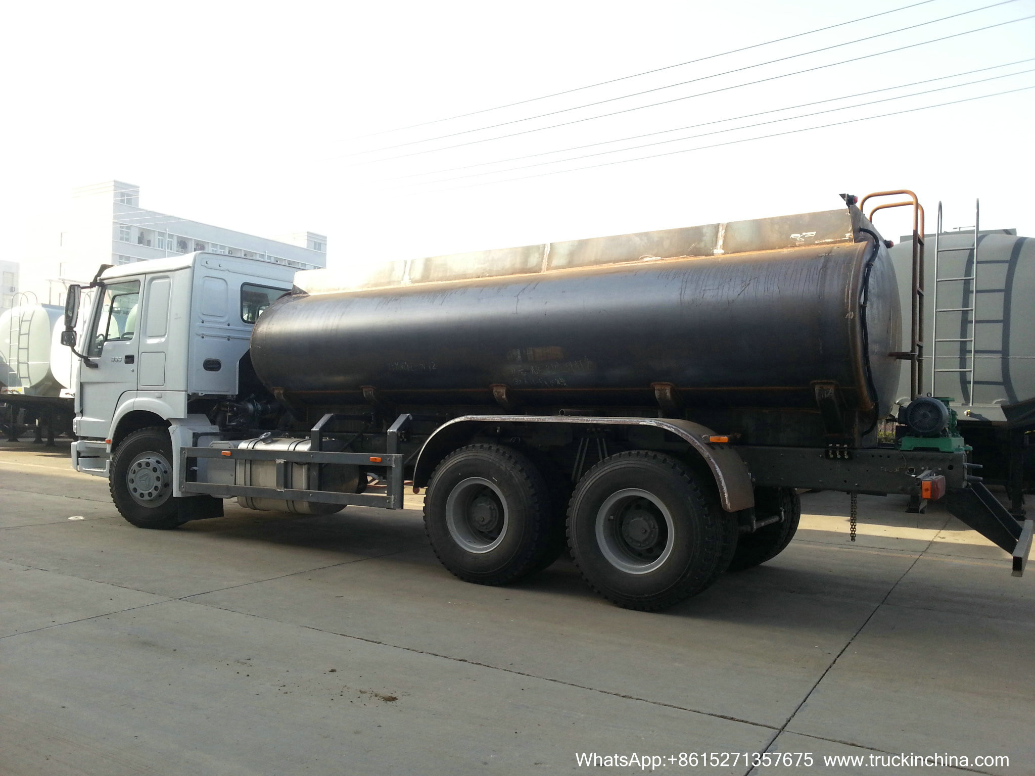 Oil Tank Full Trailer (Customizing 2-3-4 Axles Dolly Tanker 10CBM -30 For Palm Oil Crude Fuel / Petrol Oil Delivery
