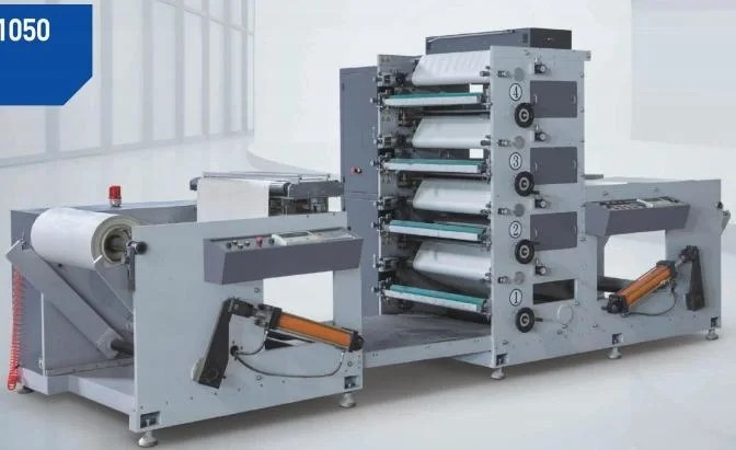 1 To 6 Color Narrow Web Flexo Printing Machine For Label Sticker