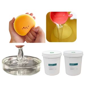 Two Part Squishy Silicone Gel Adhesive Liquid Washable Odorless