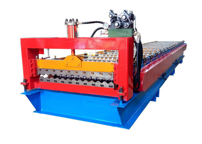 Fully Automatic Corrugated Sheet Making Machine , 13 Rows Corrugated Metal Roofing Machine