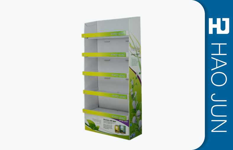 Free Standing Cardboard Display Stands For Food , Eco - Friendly