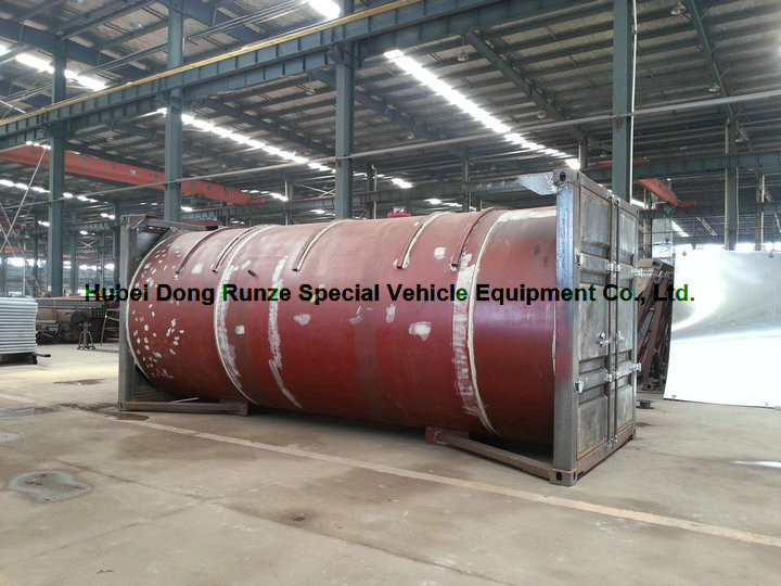 20ft Mobile LPG Gas Tank Container Gas Filling Station 20000L With Filling Dispenser