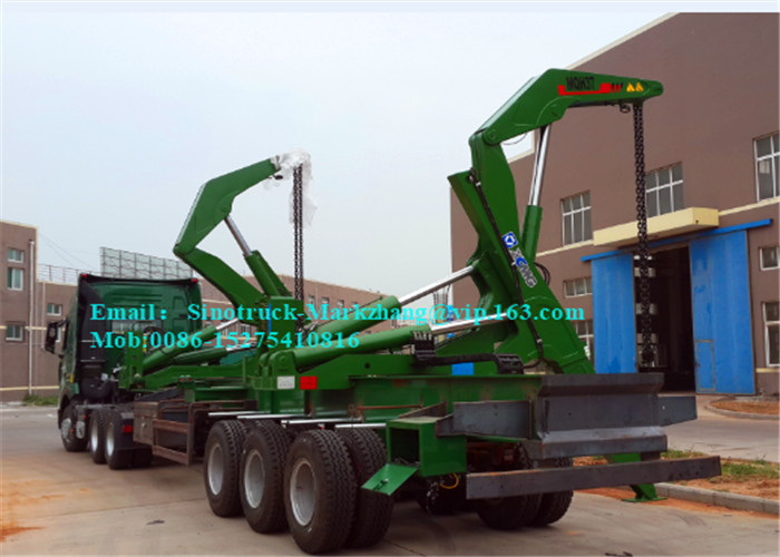 A7 10 Wheeler Port Handling Equipments Box Loader Trailer 45-100 Tons Load Capacity