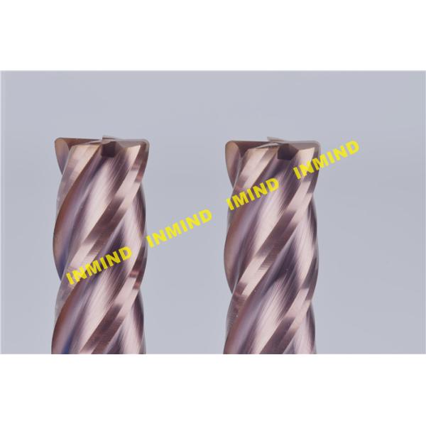 10*R1.0 Corner Radius end mill upto HRC65 4 Flute high hardness R0.5 Corner TiSiN Coating