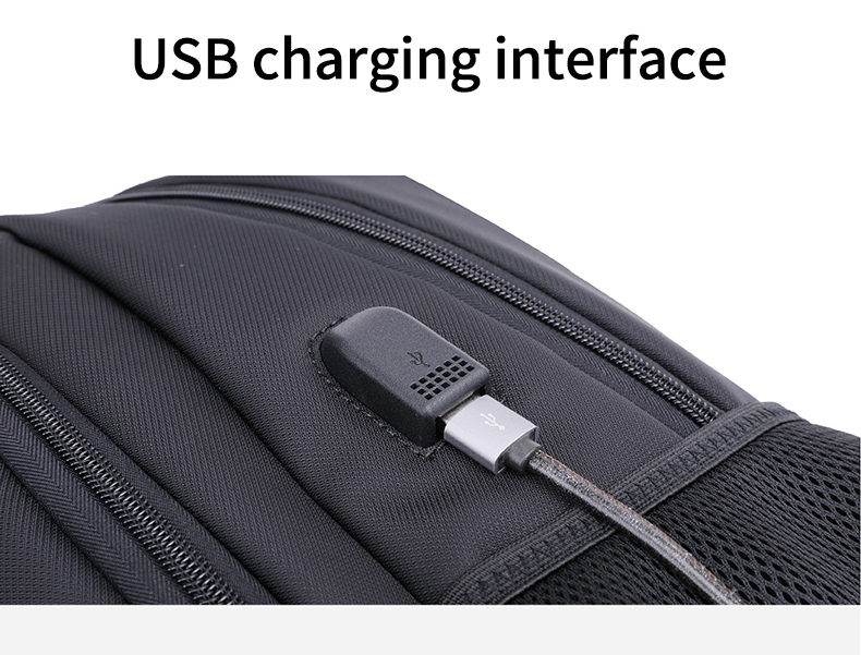 Factory direct sales custom logo durable with USB Travel School Bag Laptop business backpack