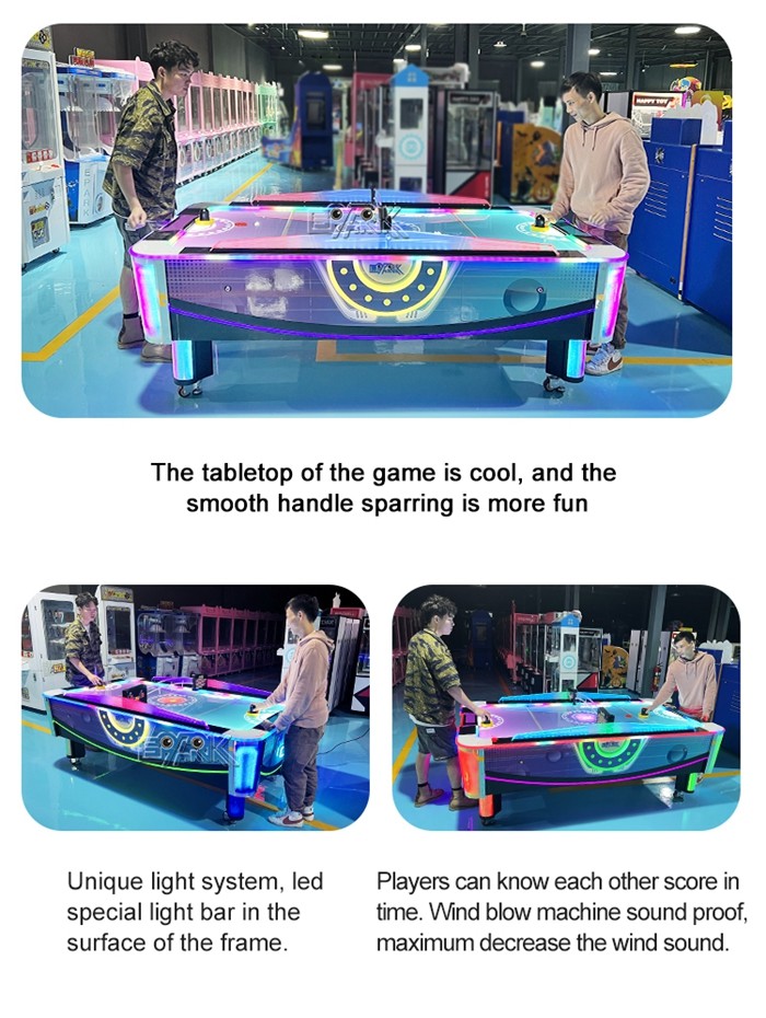 Coin Operated Amusement Sport Game Super Speed Hockey Air Hockey Table