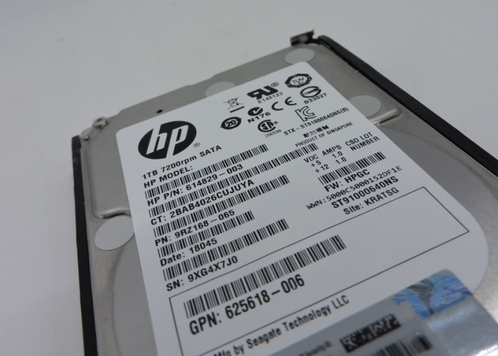 Spot Stock HP Hard Disk 655710-B21 1T 2.5 SATA 656108-001 1 Year Warranty