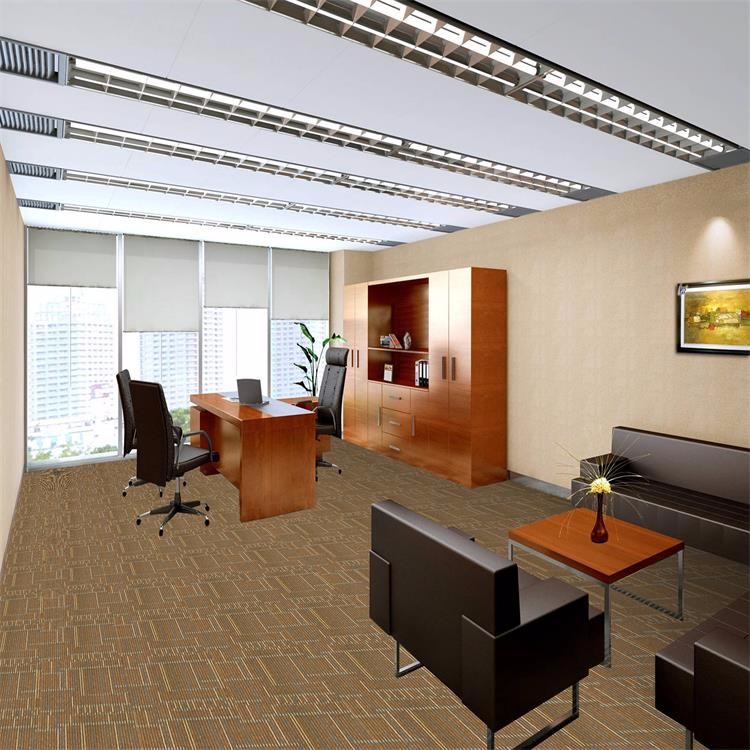 Stock Wholesale 50*50cm modular grid pattern carpet tile