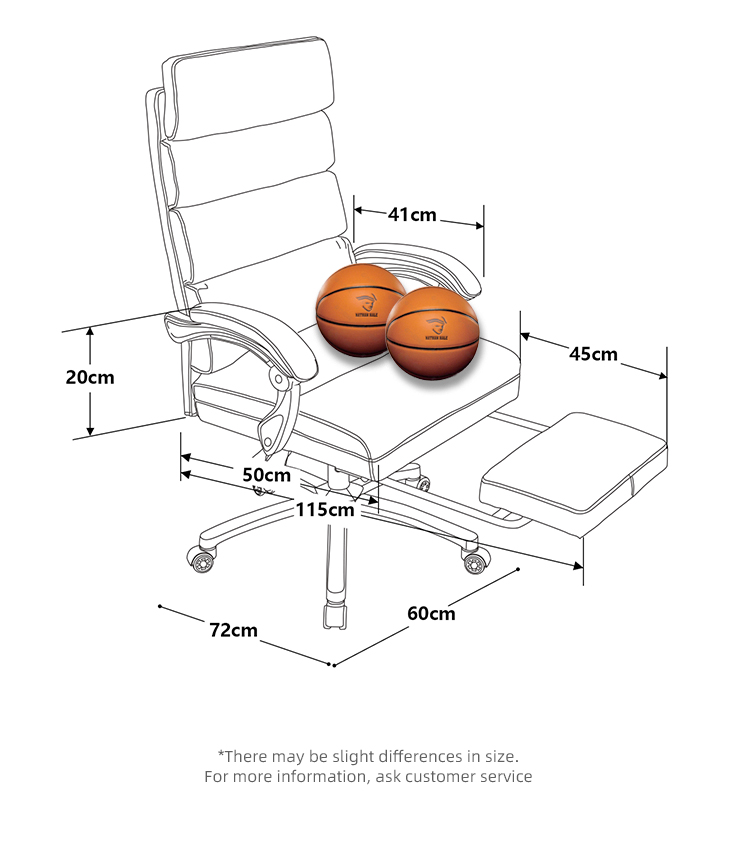 Brown Leather Executive Chair With Footrest Executive Office Chair With Leg Rest