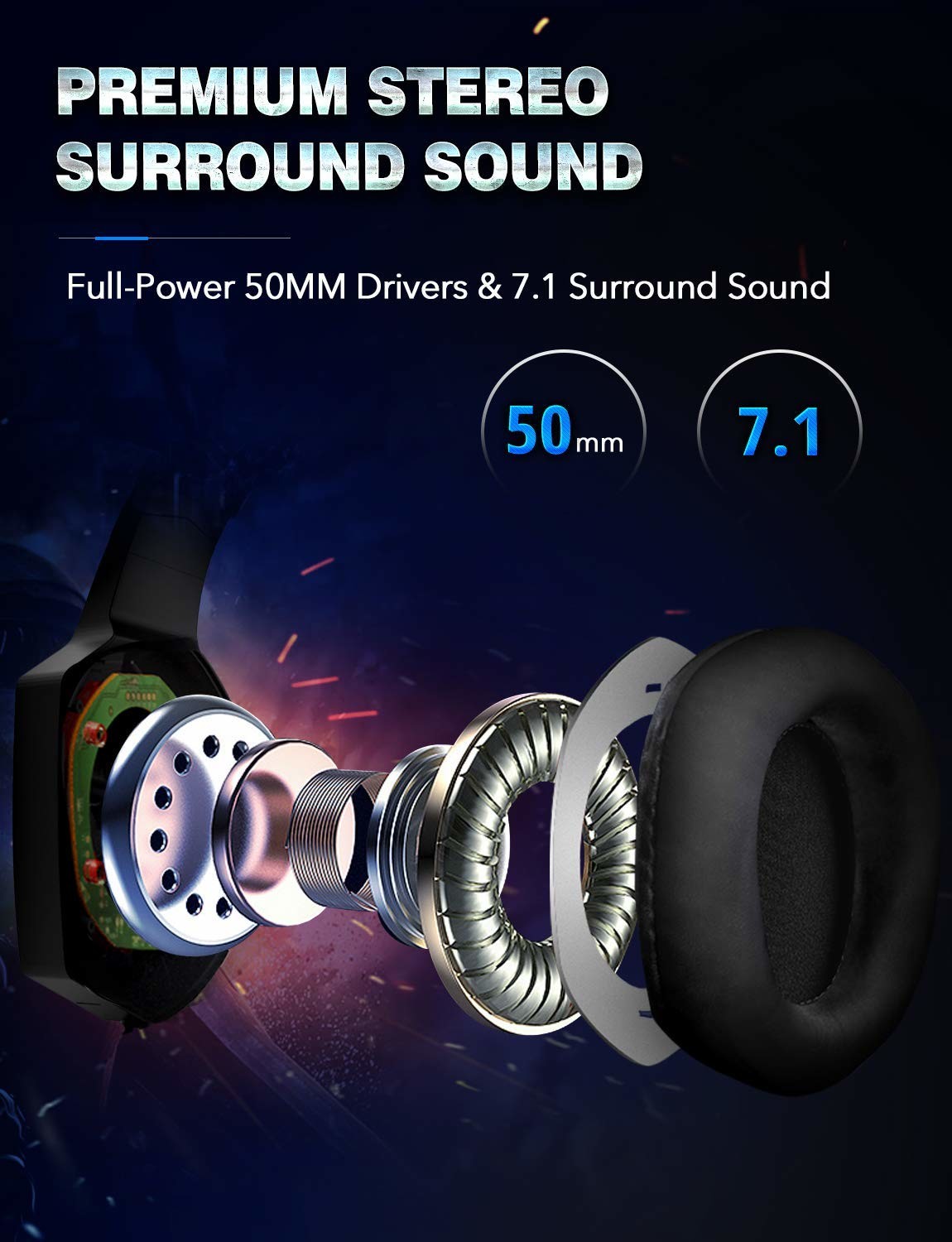 Onikuma k8 Stereo Gaming Headset