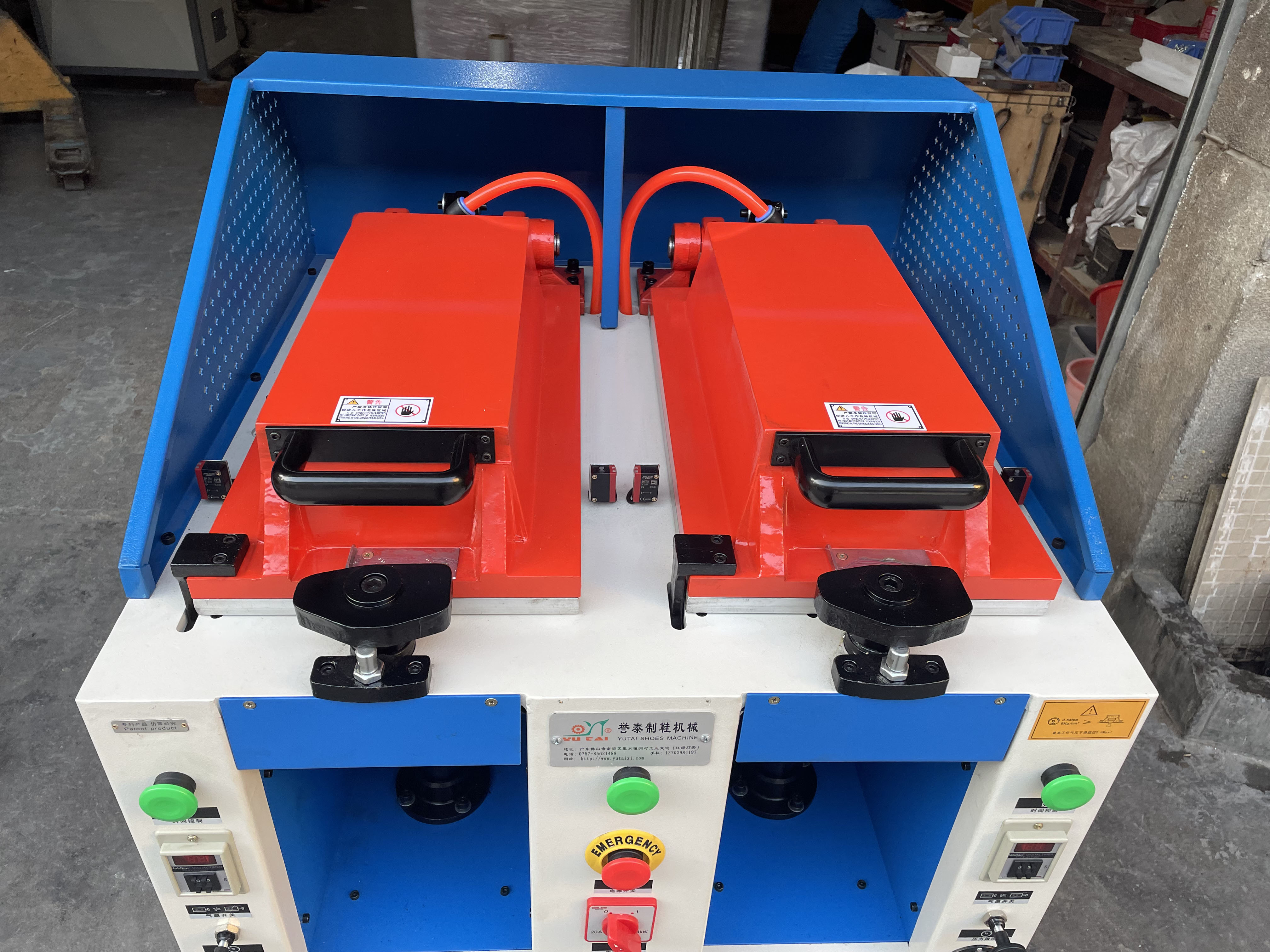 1000 Pairs 8 Hours Shoe Sole Pressing Machine Double Station Full Automatic Outsole Pressing Machine