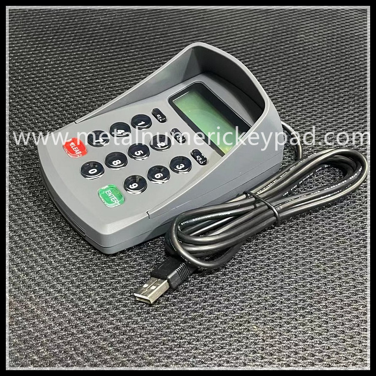 Input Password Counter Bank Keypad Plastic Usb Interface With Display