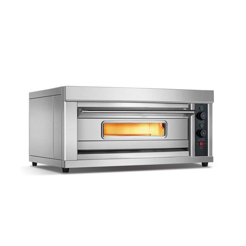 Mechanical Timer Control Stainless Steel Countertop Electric Pizza Oven for Pizza Shop