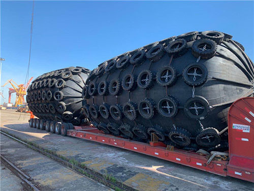 BV Inflatable Mooring Buoy Rubber Fender For Ship Protection