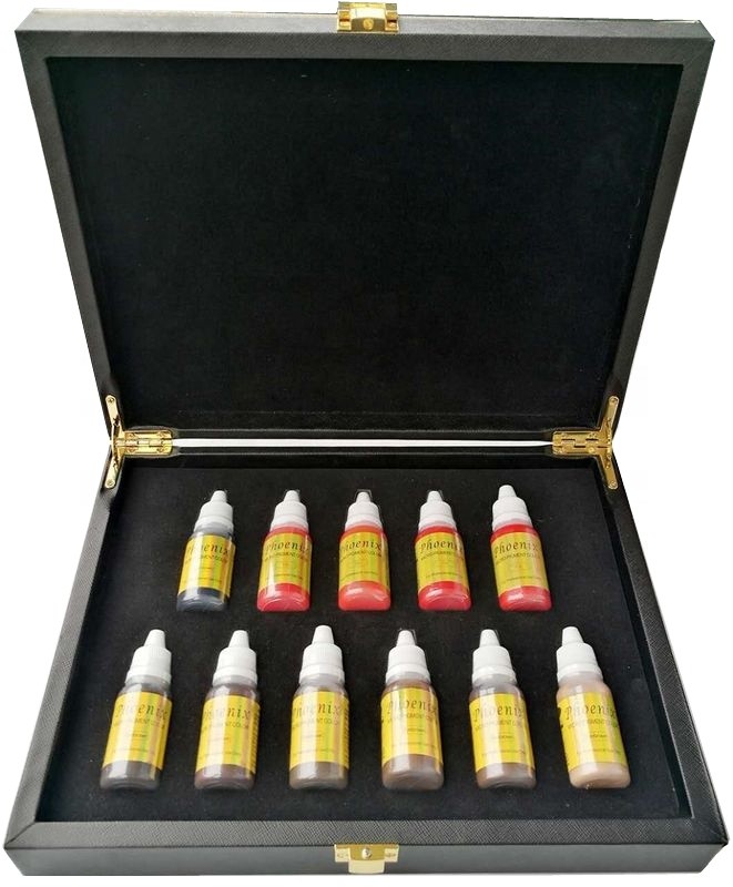 EU Liquid Permanent Makeup Tattoo Ink Pigments 10ml Red Blue Color