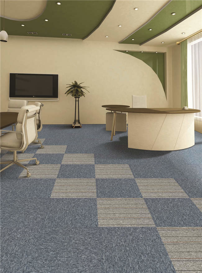 PP WITH BITUMEN COMMERCIAL CARPET TILE FOR OFFICE,HOT SALE 50CM*50CM