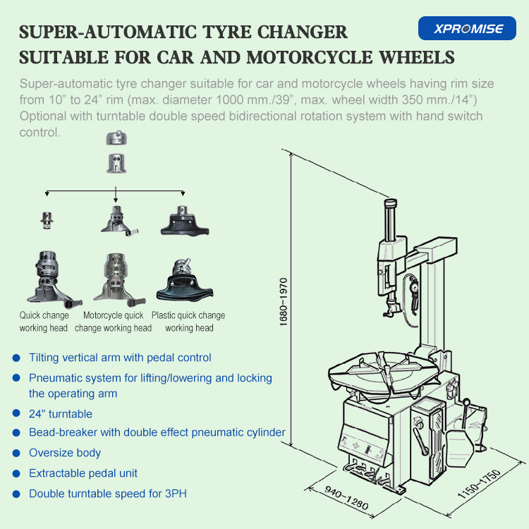 Automotive Garage Equipment for Car Repair Workshop Tire Changer