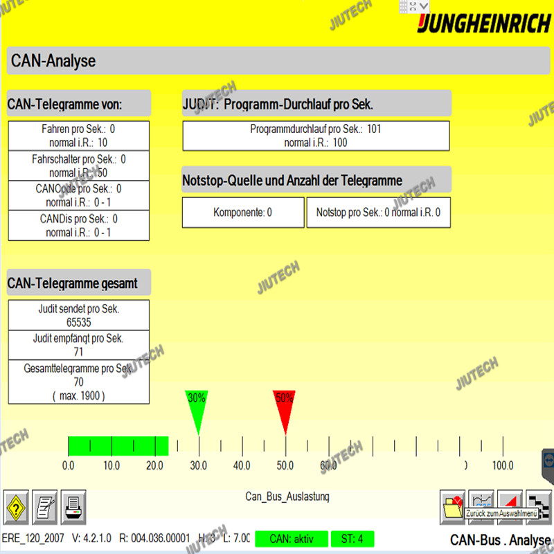 V4.37 software Forklift Diagnostic with for Judit Incado Box Jungheinrich 4 forklift Judit Diagnostic tools