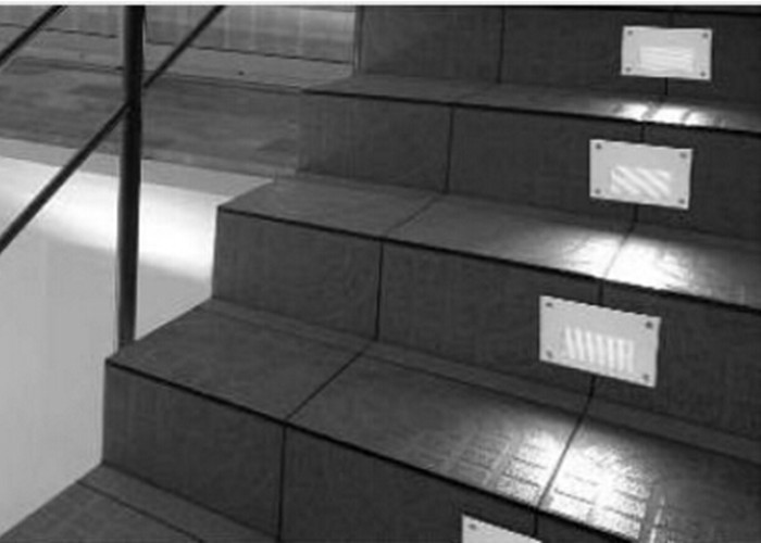 Tempered Glass + Die-casting Aluminum Recessed Wall Lights For Stairs 100 - 240V AC