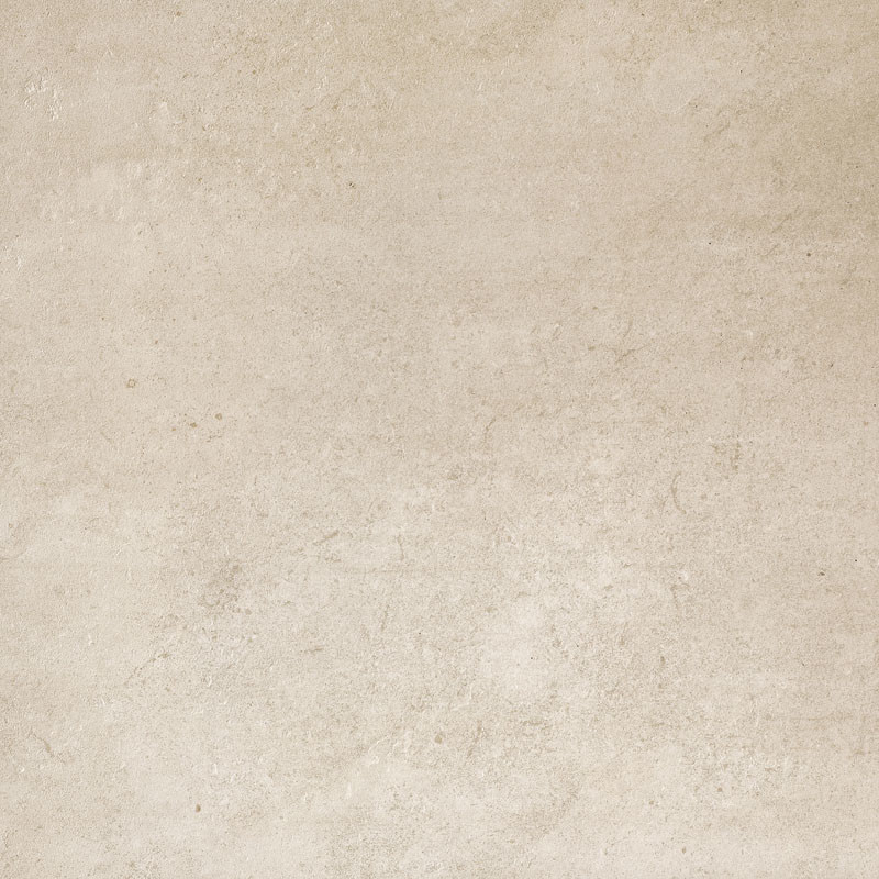 Hospital Semi Polished Glazed Porcelain Tiles Rough Textured Beige Color Indoor Porcelain Tiles