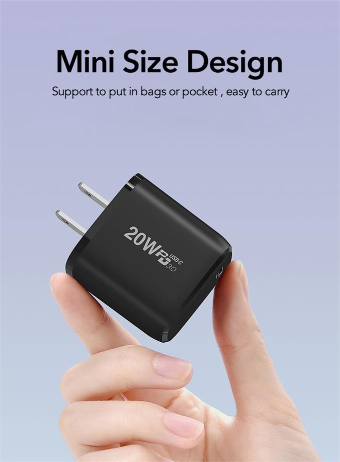 20W USB Wall Chargers Type C PD Adapter US EU Plug 240V For IPhone 12