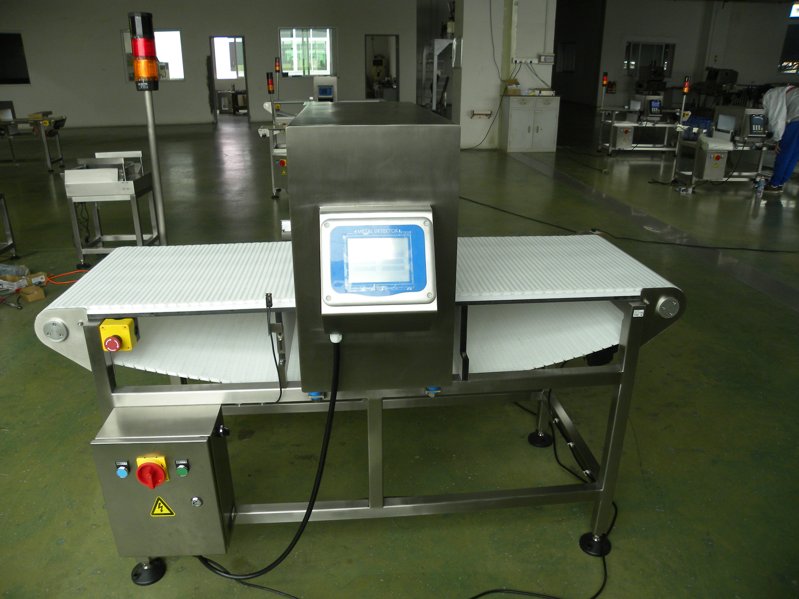 metal detector for small food product inspection(Touch screen design)