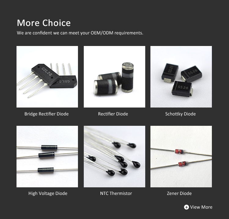 1A 1000V 1N4007 Dip Rectifier Diode For LED