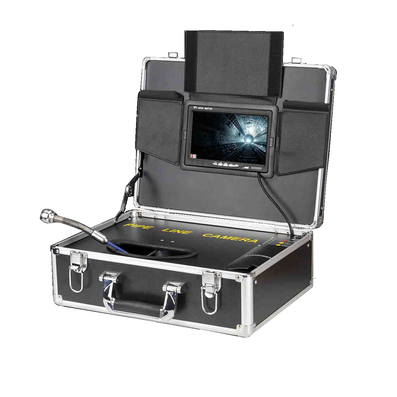 1080P 7 Inch Endoscope Pipe Inspection Camera 20M 25MM Head