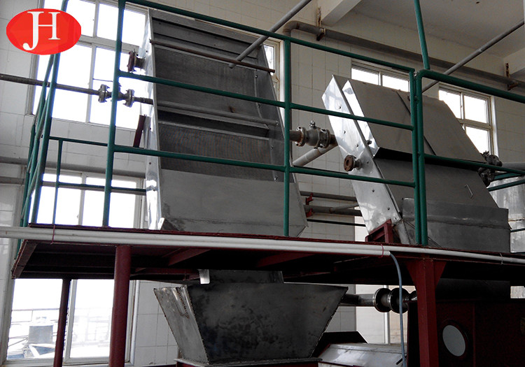 Stainless Steel Corn Starch Making Machine Gravity Arc Sieve 800 Kg Weight
