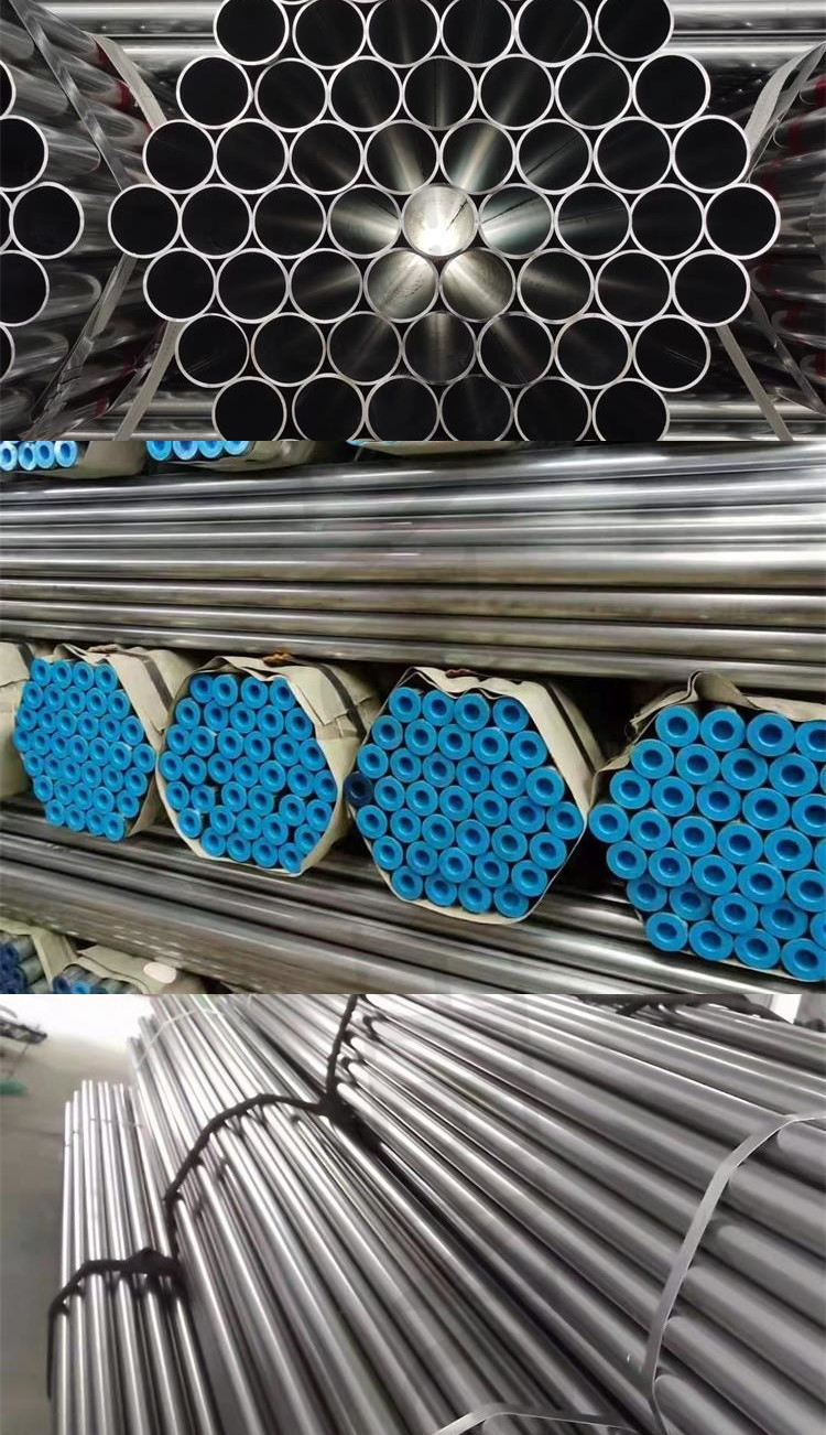 ROUND Section Shape Non-Alloy Galvanized Pipe Tube for Scaffolding Construction