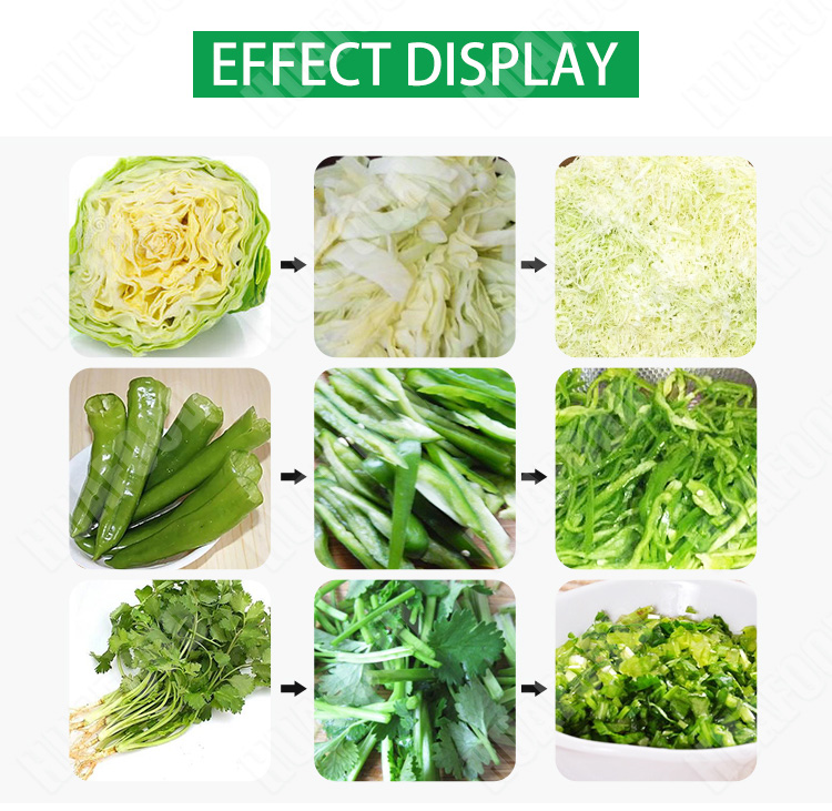 Industrial Vegetable Cutting Machine Mini For Cube Slice Strip Shape