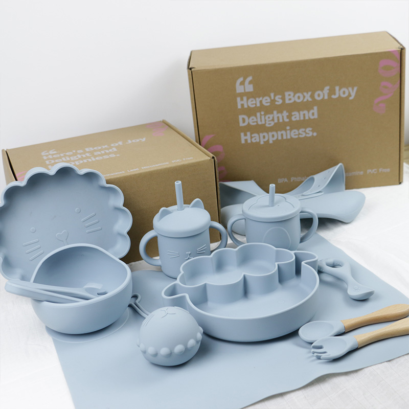 Food Grade Silicone Baby Feeding Spoon Sustainable With Customize Logo