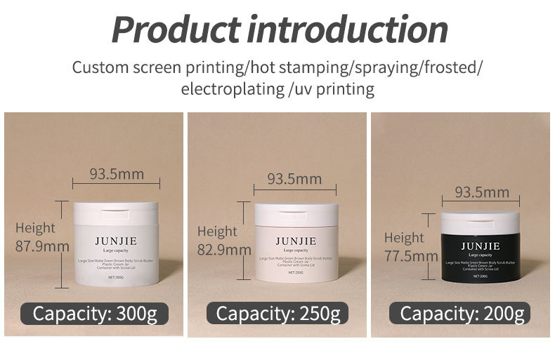 2025 New PP Cotton Pad Jar 200ml Flip-Top Cotton Pad Jar For Body Lotion Face Mask And Moisturizer