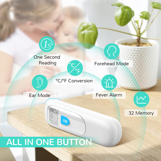 Adult IR Infrared Baby Temperature Forehead Thermometer