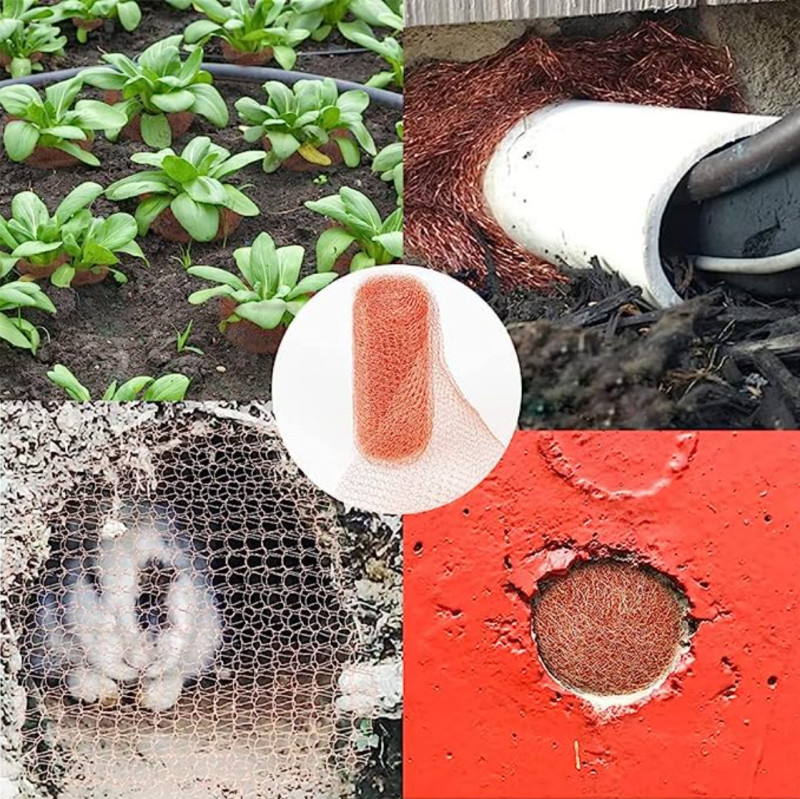 0.2mm-0.28mm Copper Knitted Wire Mesh For Rodent Control ISO9001